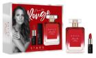 Eau de Toilette Ech Rouge spray set 100 ml + lipstick