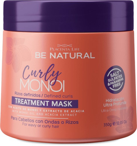 Be Natural Curly Monoi Mask Defined Curls 350 gr