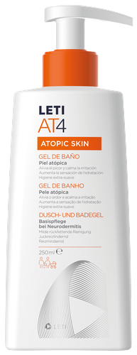 Leti AT4 Bath Gel for Atopic Skin 250 ml