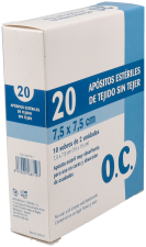 Non-woven dressings 7.5x7.5 cm 20 units