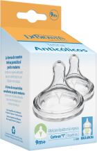 Options Preemie Flow Silicone Teats Wide Mouth Y 9M+ 2 units