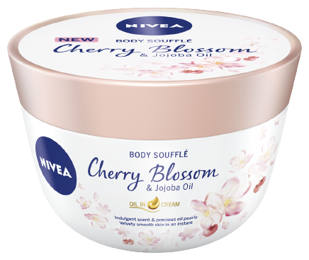 Body Souffl&eacute; Cream Cherry blossom and Jojoba oil 200 ml