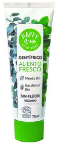 Happy Bio Fresh Breath Toothpaste without Fluoride Mint 75 ml