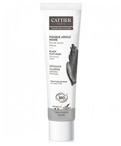 Cattier Black Clay Facial Mask 100 ml