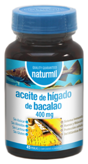Naturmil Cod Liver Oil 400 mg 45 Capsules