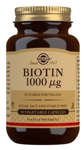 Solgar Biotin 1000 mcg 50 vcaps