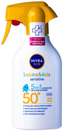 Nivea Sun Spray Solar Babies & Kids Sensitive SPF 50+ 270 ml