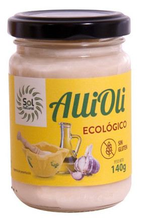 Organic Vegan Allioli Sauce 140 gr