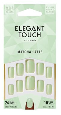 False Nails Almond Matcha Latte 24 units