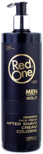 Red One Face Fresh After Shave Men Gold Cologne Cream 400 ml