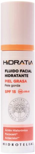 Hidrotelial Moisturizing Facial Fluid for Oily Skin SPF 15 50 ml