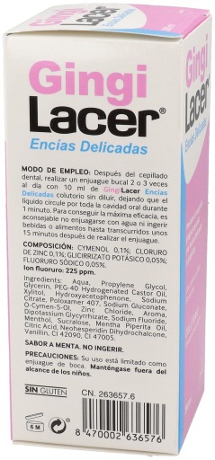 Lacer Gingilacer Mouthwash for Delicate Gums