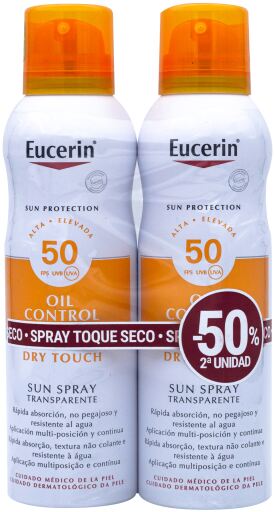 Eucerin Sensitive Protect Sun Spray SPF 50 2 x 200 ml