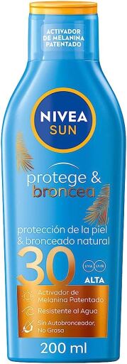 Nivea Sun Protects & Tans Solar Milk 200 ml
