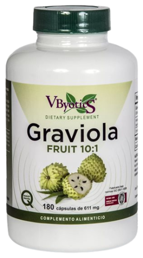 Vbyotics Graviola Fruit 10:1 180 Capsules