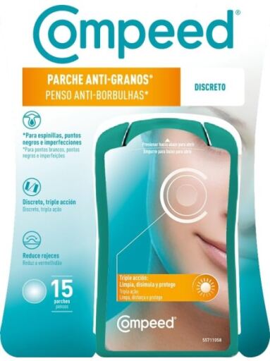 Discreet Anti-Pimple Patch 15 Pieces