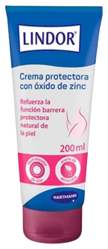 Lindor Protective Cream with Zinc Oxide 200 ml