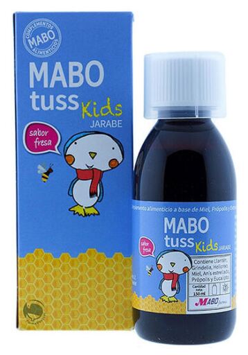 Mabo Mabotuss Kids Strawberry Flavor Syrup 150 ml