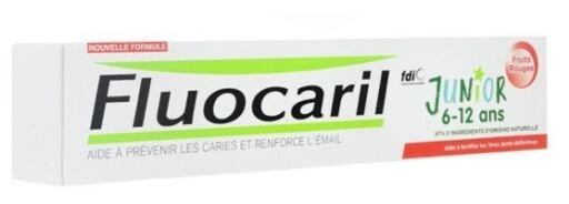 Fluocaril Junior Toothpaste Red Fruit Flavor 75 ml