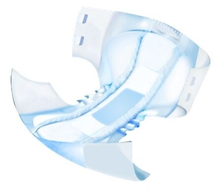 Incopack Super Night Elastic Presterile Diaper 80 Units