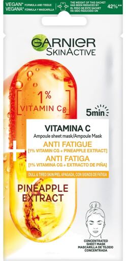 Garnier Anti-Fatigue Mask with Vitamin Cg and Pineapple 15 gr