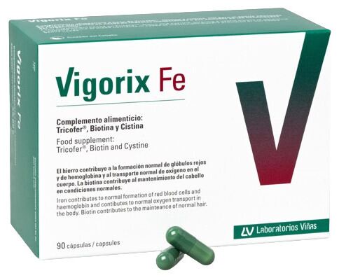 Laboratorios Vi&ntilde;as Vigorix Fe Hair 90 Capsules