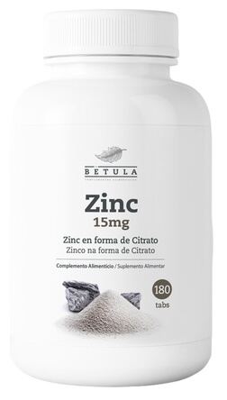 Betula Zinc 15 mg 180 Tablets