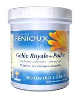 Fenioux Gelee Royale Royal Jelly + Pollen 200 Capsules