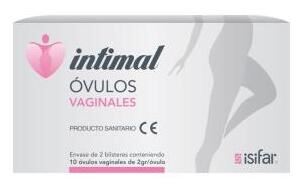 Isifar Intimal Vaginal Ovules 10 Units