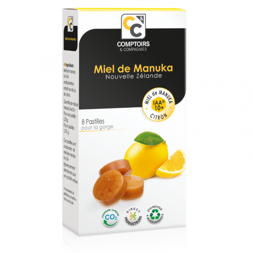 Comptoirs & Compagnies 100% Manuka Honey Pills Iaa10+ 8% Lemon Juice 8 Pills