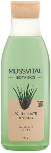 Mussvital Botanics Aloe Vera Bath Gel 750 ml