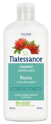 Laboratorio L&eacute;a Nature Natessance Repairing-Fortifying Castor Shampoo 250 ml