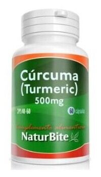 Naturbite Turmeric Turmeric 500 mg 60 Capsules