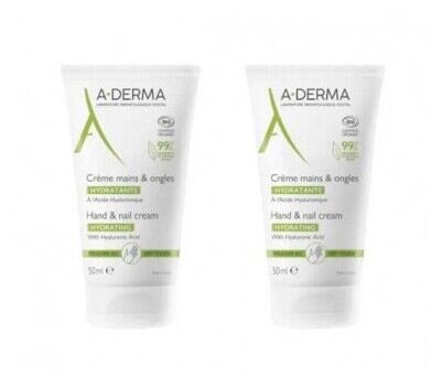 A-DERMA Hand & Nail Cream Duplo Pack 2X50 ml