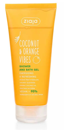 Ziaja Coconut & Orange Vibes Energizing Shower and Bath Gel 200 ml