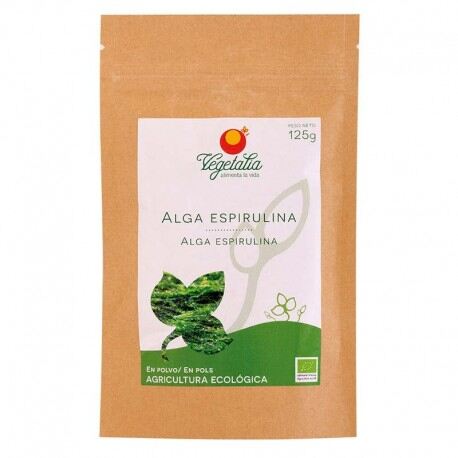 vegetalia Spirulina Algae Powder 125 gr Bio