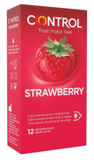 Control Strawberry Condom 12 Units