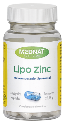 Mednat Nutrici&oacute;n Lipo Zinc 60 Capsules