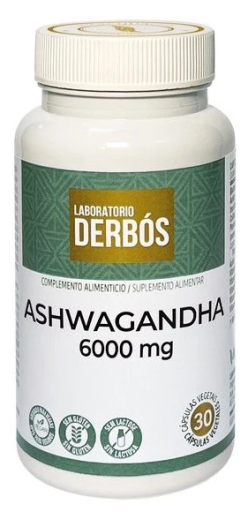 Derb&oacute;s Ashwagandha 6000 mg 30 Capsules