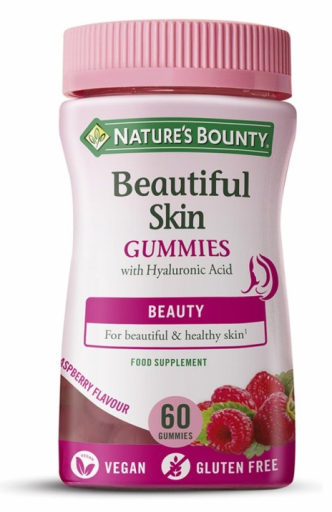 Nature's Bounty Beautiful Skin with Hyaluronic Acid 60 Gummies