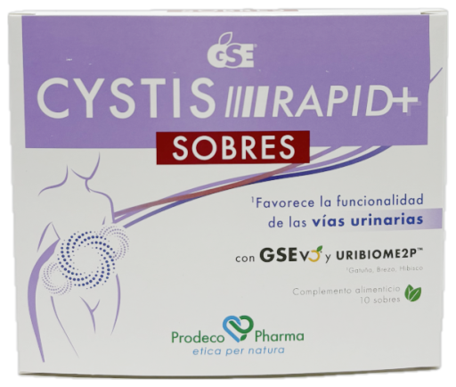 Gse Organic Supplements Cystis Rapid+ 10 Sachets 3.4 gr