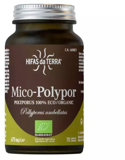 Hifas da Terra Hdt Mico Polypor Polyporus Hdt 70 Capsules