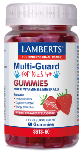 Lamberts Multi Guard for Kids 60 Strawberry Gummies