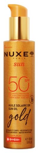 Nuxe Sun Gold Solar Oil Face and Body SPF 50 150 ml