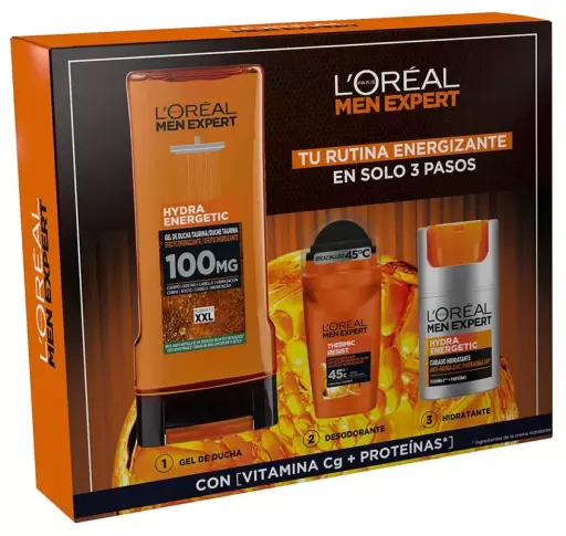 Men Expert Hydra Energetic Case 3 Pieces