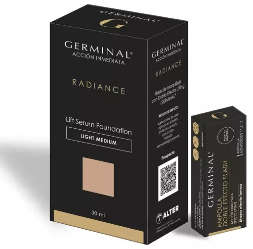 Germinal Immediate Action Radiance Makeup Base Case 2 Pieces