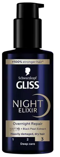 Schwarzkopf Gliss Night Elixir Serum for Damaged Hair 100 ml