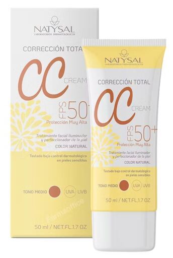 Natysal CC Cream SPF 50+ Tube 50 ml