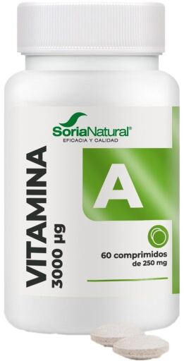 Soria Natural Vitamin A 60 Tablets
