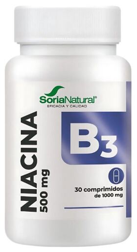 Soria Natural Vitamin B3 30 Sustained Release Tablets
